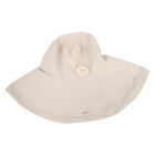 Cotton Hat Wide Fishing Cap Outdoor Sun Hat For Men - Khaki
