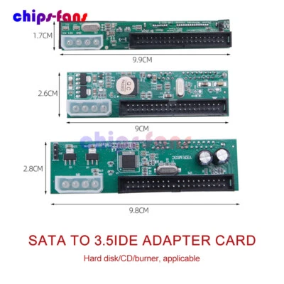 SATA Hard Drive to 3.5 inch IDE Interface 40pin Adapter Card Connector Converter - Image 1 of 4