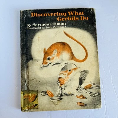 Vintage "Discovering What Gerbils Do" Seymour Simon Jean Zallinger 1971 McGraw - Image 1 of 4
