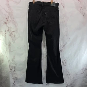 Levis Pants Womens 32 X 34 Black Bell Bottom 726 Flare High Rise Long Tall - Picture 1 of 11