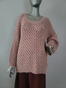 Eileen Fisher Opal Peruvian Alpaca Crew Neck Top Sweater XL $298 - Picture 1 of 14