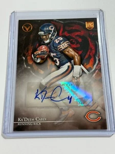 2014 Topps Valor Auto Strength Ka'Deem Carey #VA-KC Rookie Auto RC Bears - Imagen 1 de 2
