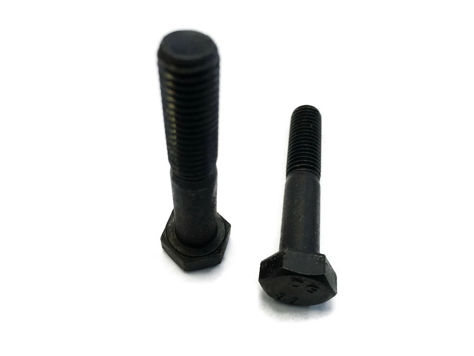 Tornillo de cabeza hexagonal métrica recubierto de polvo negro M10-1,50 herrajes 2 piezas Foto 1 de 1