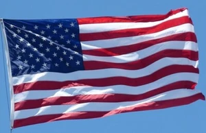 Red white and blue United states of America Flag 2 brass grommet lightweight new - Picture 1 of 1