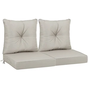 Outdoor Deep Seat Cushions for Patio Furniture, Waterproof Replacement Patio Cha - Picture 1 of 8