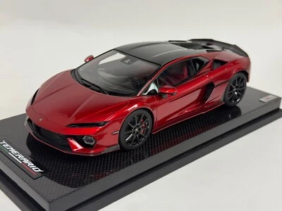 1/18 MR Collection Lamborghini Temerario in Efesto Red Carbon Base LAMBO062SE - Image 1 of 4