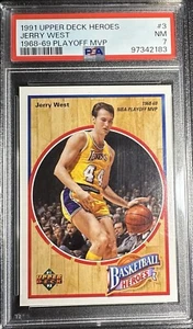1991 Upper Deck Hero’s - Jerry West 1986-87 Playoff MVP - Picture 1 of 2