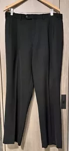 Lauren Ralph Lauren Hose Plissee vorne Karrierehose schwarz 36x32 - Bild 1 von 7