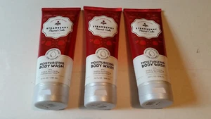 Bath & Body Works LOT OF 3 STRAWBERRY POUND CAKE Moisturizing Body Wash 10 Oz. - Picture 1 of 3