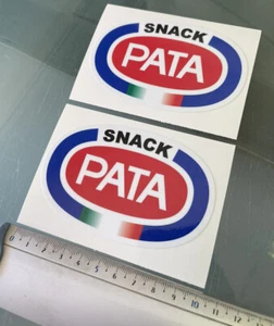 PATA SNACK SPONSOR Aufkleber/Sticker (100 mm x 60 mm) x 2 - Bild 1 von 2