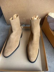 NIB TOD'S Womens PELLAME SUPETKID Brown Suede Boots 36 New - Picture 1 of 8