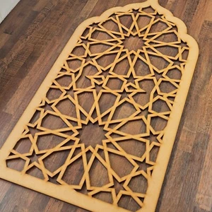 Spiritual Mandela Decorative Tented Arch Door Screen Wall Sculpture Panel 008 - Picture 1 of 10