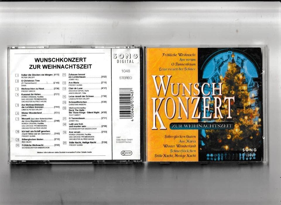 CD Wunschkonzert zur Weihnachtszeit - Dana - Rex Gildo - Freddy u. a. - Bild 1 von 1