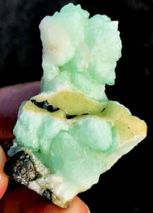 29,1 g Especímenes de Cristal de Zeolita Verde Intercrecimiento de Apofilita Natural ip1652 - Imagen 1 de 12
