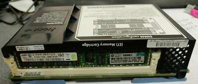 HP 647058-001 DL580 / DL980 G7 E7 Memory Riser Cartridge w/32GB (8x 500203-061)  - Image 1 of 2
