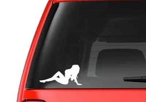 Girl Leaning (G3) Vinyl Decal Sticker Car/Truck Laptop/Netbook Window - Imagen 1 de 2