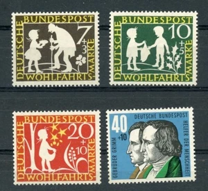Germany 1959 Scott B368-B371  Semipostal Brothers Grimm Mint NH - Picture 1 of 1