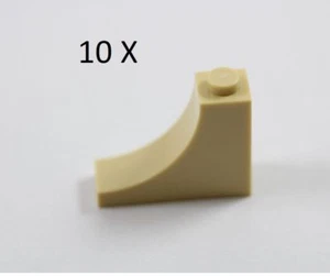 LEGO® Tan Brick Arch 1 x 3 x 2 Inverted Part No 18653 - Picture 1 of 8