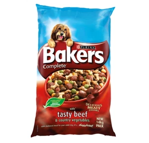 Dry Dog Food Bakers Complete Adult Beef & Veg 14kg - Picture 1 of 2