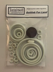 1968 Gottlieb Fun Land Pinball Machine Rubber Ring Kit - Picture 1 of 3