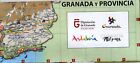 Plankarte Granada Stadt und Provinz. Spanien