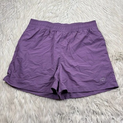 Zorali Women's 12 Purple Recycled Nylon Cargo Shorts Pull On Hiking — 第 1/4 张图片