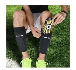 Gonex Soccer Shin Guards for Kids Adult, Youth Boys Girls Shin Guards Slip in... - Picture 1 of 10