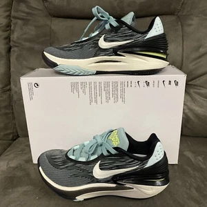 Nike Air Zoom GT Corte 2 Zapatos Mujer Talla 7/Hombre 5.5 Negro/Jade Hielo/Marfil - Imagen 1 de 12