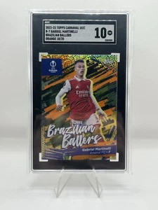 2022-23 Topps Carnival Gabriel Martinelli Brazilian Ballers Orange /25 SGC 10 - Picture 1 of 2