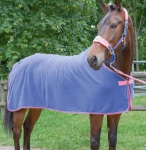 Manta de lana ligera Rugbe 125 manta de pony azul verano manta de caballo manta de sudoración - Imagen 1 de 1