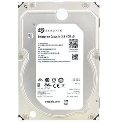 Seagate 3TB 7.2K 12Gbps 128MB 3.5" SAS HDD ST3000NM0025 - Image 1 of 4