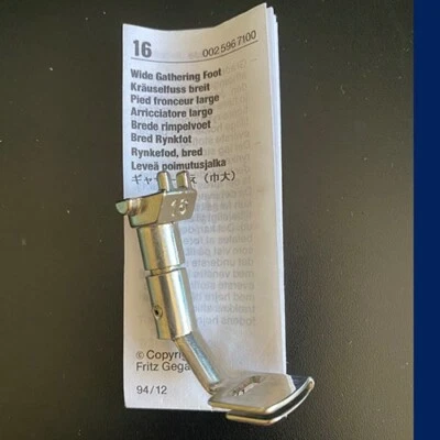 Genuine Bernina Gathering Foot #16 - Old Style -  002 596 7100 - Image 1 of 3