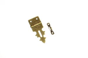 Antique Brass Decorative Hasp for Small Chests, Jewelry Boxes, Screws Included - Picture 1 of 4
