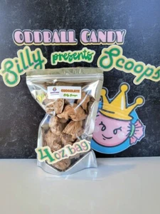 Freeze Dried CHOCOLATE ICE CREAM - 4oz - *MADE TO ORDER* *Oddball Candy Co* - Picture 1 of 4