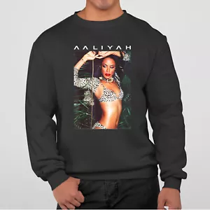AALIYAH Singer Music Legend Merch, 90s Vintage Rock Men Sweatshirt 101977 - Picture 1 of 7