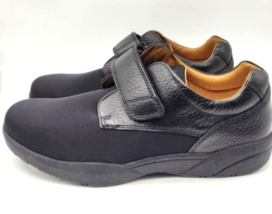 NEW Dr. Comfort Men's Black Brian Diabetic Casual Shoes Size 13W Wide 6410 Dress - Picture 1 of 9