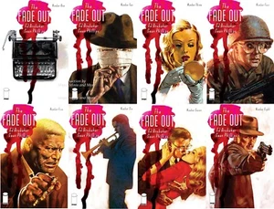 The FADE OUT (8) Issue comic Run #1 2 3 4 5 6 7 8 iMAGE lot 1st print set - Picture 1 of 1