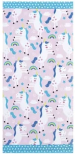 Beach Towel by Modern. Southern. Home. Unicorns Pink 28”x60” NWT - Picture 1 of 2