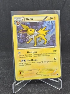 Pokemon Card Jolteon 37/108 Dark Explorers Uncommon Holo Reverse - Picture 1 of 2