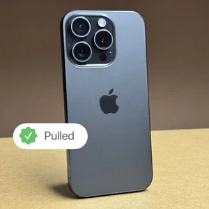 Apple iPhone 15 Pro Housing + Battery 90% Black Titanium GENUINE Grade A - Zdjęcie 1 z 12