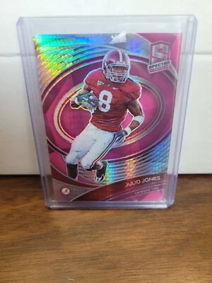 JULIO JONES 2022 Chronicles Spectra Draft Picks NEON PINK PRIZM #46 SP #75/75  - Image 1 of 2