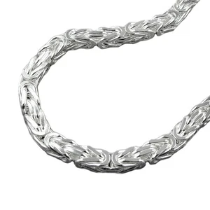 Armband 6mm Königskette vierkant glänzend Silber 925 - Bild 1 von 12