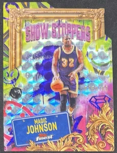 2024-25 Magic Johnson Topps Finest Show Stoppers Geometric Refractor 45/100 - Picture 1 of 1