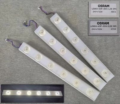 3x Alu LED Leiste Osram LINEARlight DRAGON® LD06A-W3F-854-L30 24V/12W Tageslicht - Bild 1 von 4