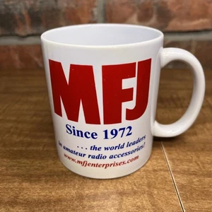MFJ Since 1972 World Leaders Amateur Radio Accessories Ham Coffee Mug Advertise - Picture 1 of 6