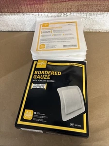 29 Pc. Medline 6x6in BORDERED GAUZE Sterile Adhesive Wound Dressing MSC3266 - Picture 1 of 4
