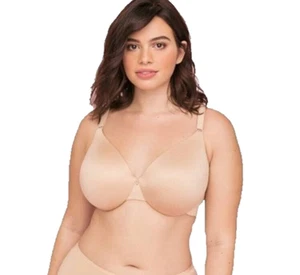 Lane Bryant Cacique Bra Invisible Backsmoother Full Coverage Cafe Mocha 40H - Picture 1 of 10