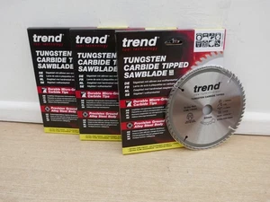 TREND CSB/16560 165MM X 60T TCT 20MM BORE TRITON TTS1400 PLUNGE SAW BLADES X 3 - Picture 1 of 2