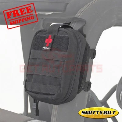 Smittybilt Cargo Organizer Trail Gear Black Canvas SMI769541 - Image 1 of 3