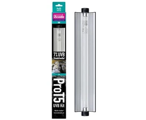 Arcadia Reptile ProT5 Kit - 7%UVB - Shade Dweller - 8 watt Bulb & Fixture - NEW - Picture 1 of 5